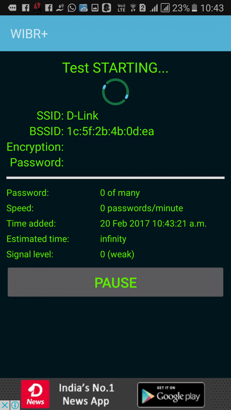 password wifi fastweb cracked