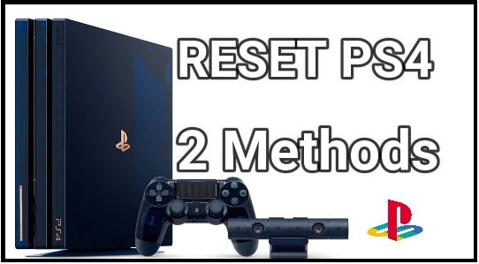resetting a ps4